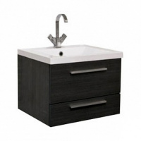 Тумба с раковиной Aquanet Нота 00171486 58 черный
