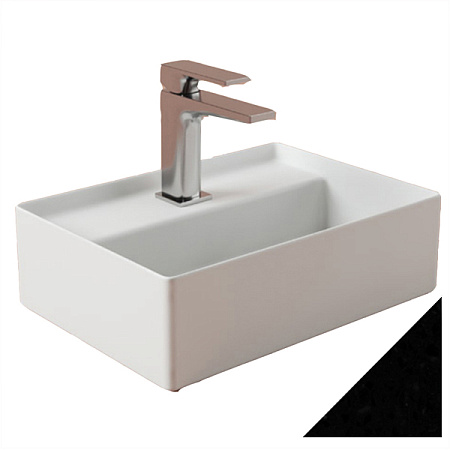 Раковина ArtCeram Scalino SCL005 17;00 38х27 черный матовый