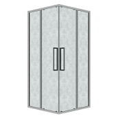 Душевой уголок Grossman Cosmo 300.K33.02.8080.10.02 78,5-80x78,5-80x195 шиншилла/хром