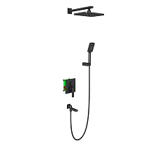 Душевой комплект Timo Torne SX-4399/03SM черный Душевой комплект Timo Torne SX-4399/03SM черный