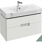 Тумба под раковину Jacob Delafon Reve EB1135-G95 80 см, 2 ящика, оливковый блестящий