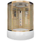 Душевая кабина Niagara Lux 7744G 120х120 см, золото Душевая кабина Niagara Lux 7744G 120х120 см, золото