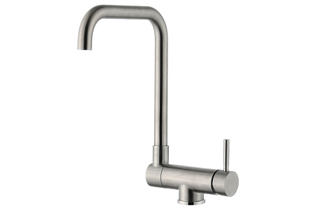 Смеситель Zorg Steel Hammer SH 5197 INOX для кухонной мойки, нержавейка