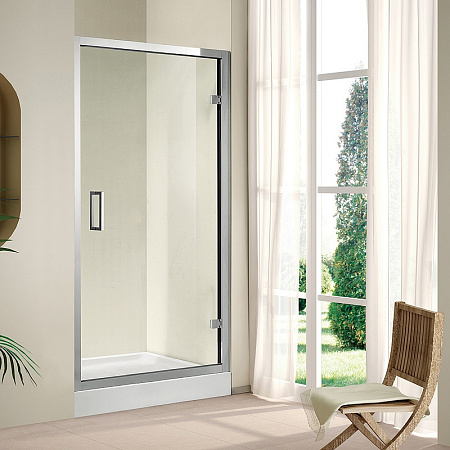 Душевая дверь в нишу Cezares Porta PORTA-D-B-11-100-C-Cr 100 прозрачное стекло