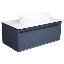 Тумба под раковину La Fenice Elba FNC-01-ELB-BG-90 Blu Grigio синий матовый Тумба под раковину La Fenice Elba FNC-01-ELB-BG-90 Blu Grigio синий матовый