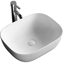 Раковина накладная Ceruttispa СТ9600 50,5x40 белый