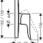 Смеситель Hansgrohe Metris 31456000 для душа - фото 2
