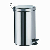 Ведро WasserKRAFT K-635 с педалью 5л, хром