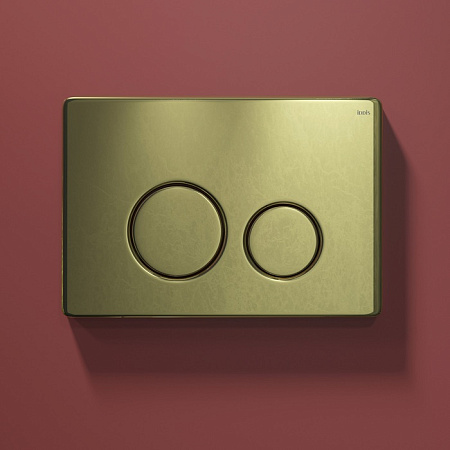 Кнопка смыва IDDIS Unisteel UNS01GGi77 золотой