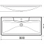 Раковина BelBagno BB800/455-LV-MR-ALR 80 белый - фото 2