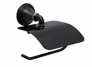 Бумагодержатель Fixsen Luksor FX-71610B черный сатин