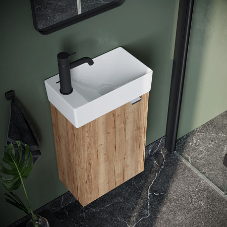Тумба под раковину Sancos Mini MN35EGL дуб галифакс натуральный