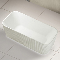 Ванна из искусственного камня ABBER Stein AS9663 170x75 белый матовый Ванна из искусственного камня ABBER Stein AS9663 170x75 белый матовый