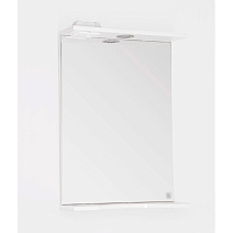 Зеркало Style Line Инга 50x74.6 с подсветкой, белый глянцевый