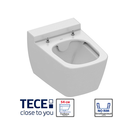 Унитаз подвесной Tece TECEone 9700204 без функции биде