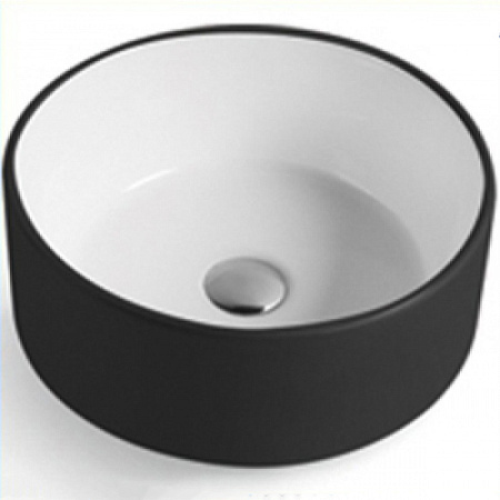 Раковина Velvex Gloss 40 черная