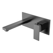 Смеситель Boheme Qubic 475-GM для раковины, оружейная сталь
