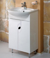 Тумба с раковиной Aquaton Панда 1A053701PD010 50 белый