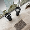 Раковина отдельностоящая прозрачная ABBER Kristall AT2701Onyx-H черный - фото 2