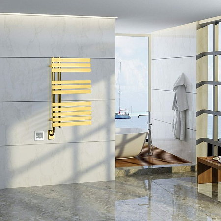 Полотенцесушитель электрический Boheme Venturo 721-G 93,8х50 см золото