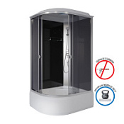 Душевая кабина Niagara Eco E120/90/40R/TN 120x90x215 R стекло тонированное/профиль серебро