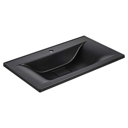 Мебельная раковина Vincea VCB-3M750B 75x45x15.05 черный матовый