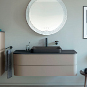 Тумба с раковиной Duravit Happy D.2 HP497209292 130 коричневый/черный