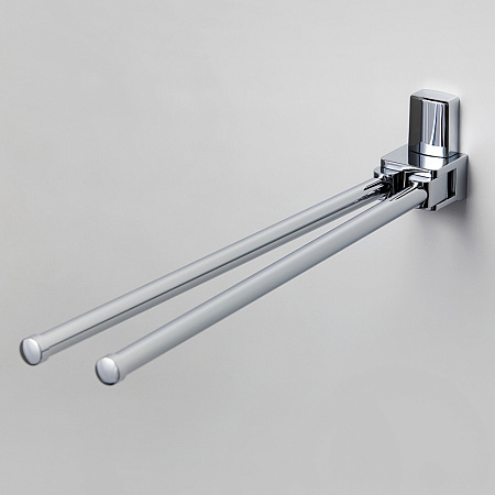 Полотенцедержатель WasserKRAFT Leine K-5031 двойной, хром