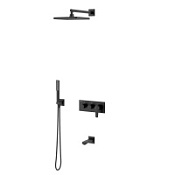 Душевой комплект Teska Euro-X EX3780 черный