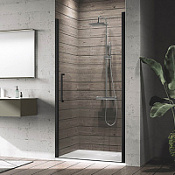 Душевая дверь в нишу Novellini Young Y21B97-1H 102х200 черный матовый