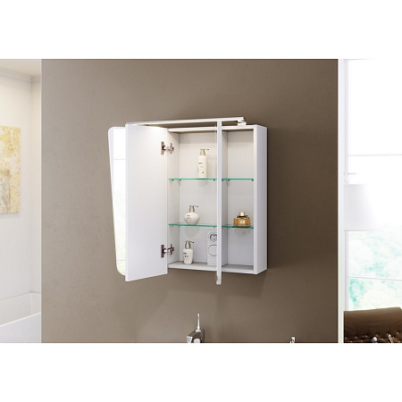 Шкаф-зеркало Aqwella 5 stars Simphony Sim.04.08/W 80 белый