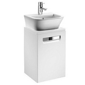 Тумба с раковиной Roca Gap ZRU9302880 45 см, белый глянец Тумба с раковиной Roca Gap ZRU9302880 45 см, белый глянец