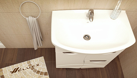 Раковина Velvex Belvento Балтика 70 белая