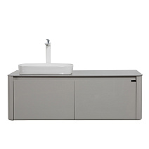 Тумба с раковиной Black & White Universe U915.1200 L glossy light grey