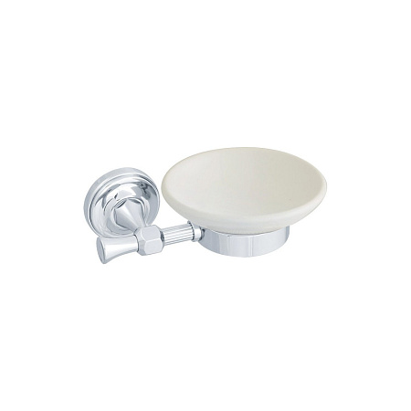 Мыльница Migliore Fortuna 27670+27695 подвесная, керамика, хром