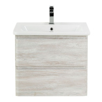Тумба с раковиной BelBagno Albano ALBANO-CER-600-2C-SO-RV 60 подвесная, Rovere Vintage Bianco