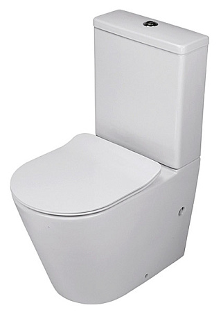 Чаша для унитаза-компакта BelBagno Flay BB0151WP