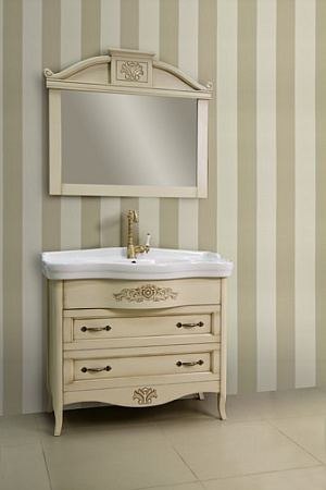 Зеркало BelBagno Primavera BB45S/PBA 100 bianco antico