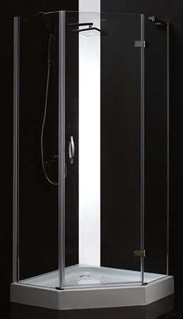 Душевой уголок Cezares Bergamo P1 100 C Cr R IV антикальций