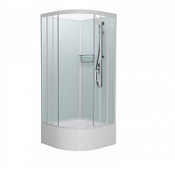 Душевая кабина Frank F409/2 White 90*90 без крыши, белый Душевая кабина Frank F409/2 White 90*90 без крыши, белый