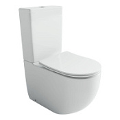 Унитаз-компакт Ceramicanova Metropol CN4001T торнадо, белый
