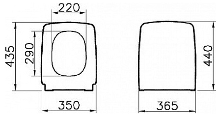 Крышка-сиденье VitrA Metropole 90-003-009 с микролифтом