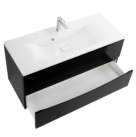 Тумба с раковиной BelBagno Marino MARINO-1200-2C-SO-NL-P 120 nero lucido