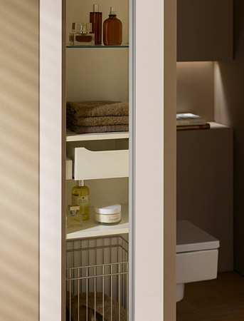 Шкаф-пенал Keuco Royal Reflex L белый 