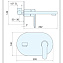 Смеситель Emmevi Nefer 77055CR для раковины, хром - фото 2