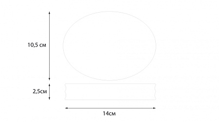 Мыльница керамическая Fixsen Teddy FX-600-4 белый