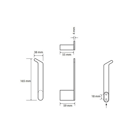 Держатель запасных рулонов Bemeta Organic 157112031 двойной