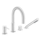 Смеситель Boheme Uno 460-MW для ванны, белый матовый