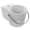 Раковина Scarabeo Bucket 8804CR 40х54 полотенцедержатель хром