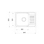 Мойка кухонная IDDIS Sound SND60SDi77 60,5х44 хром - фото 4